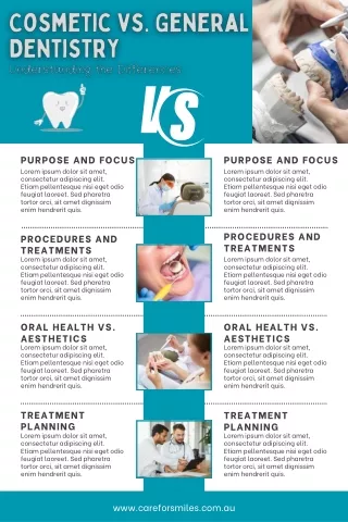 Cosmetic vs. General  Dentistry Understanding the Differences