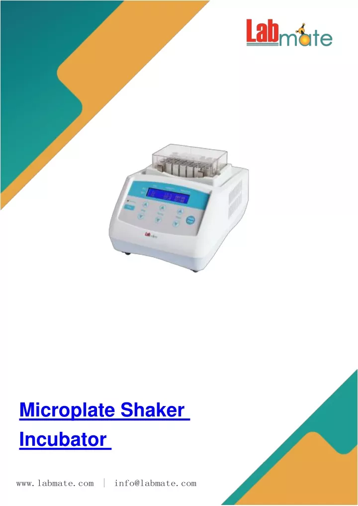 microplate shaker incubator