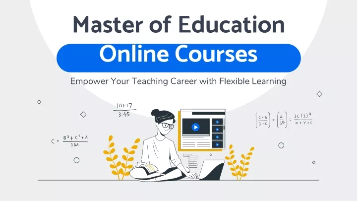 master of education online courses