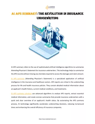 ai aps summary ai aps summary the revolution