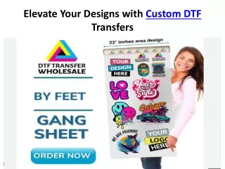 custom dtf transfers
