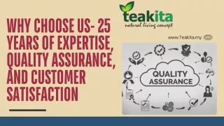 WHY CHOOSE US- 25 YEARS OF EXPERTISE, QUALITY ASSURANCE, AND CUSTOMER SATISFACTION