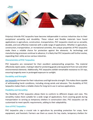Best PVC tarpaulin manufacturer