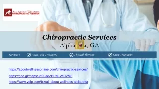 Chiropractic Services Alpharetta, GA