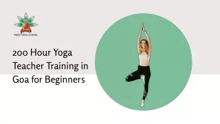 200 hour Yoga Teacher Training in Goa