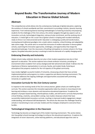 beyond books the transformative journey of modern