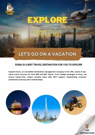 Visit Dubai at Discounted Tour Prices and Deals