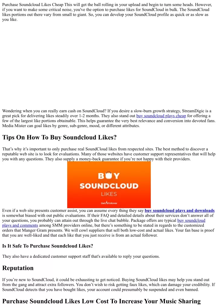 purchase soundcloud likes cheap this will