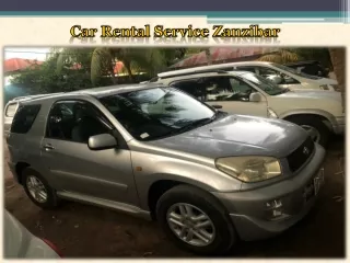Car Rental Service Zanzibar