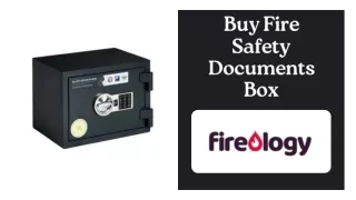 buy fire safety documents box