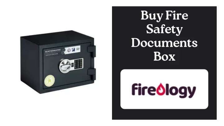 buy fire safety documents box