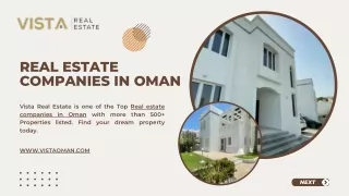 Real Estate Companies in Oman