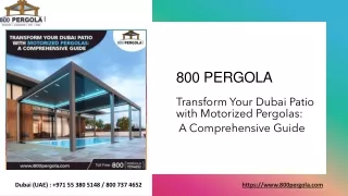 800 pergola