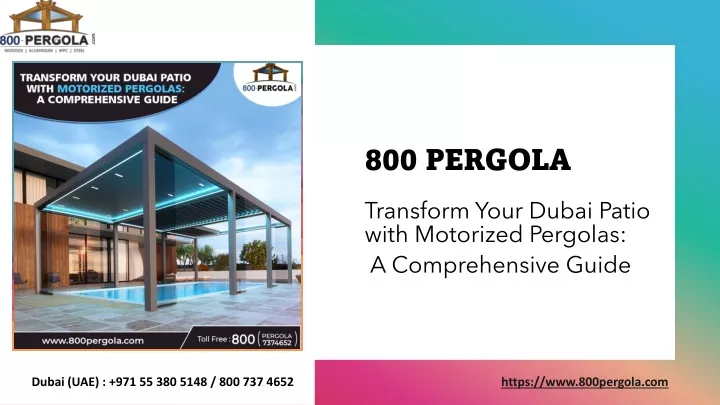 800 pergola