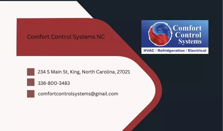 comfort control systems nc