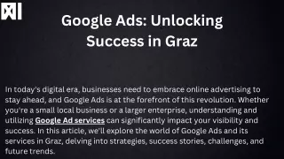 Google Ads Unlocking Success in Graz