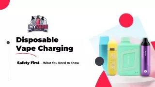 Disposable Vape Charging Safety First – What You Need to Know