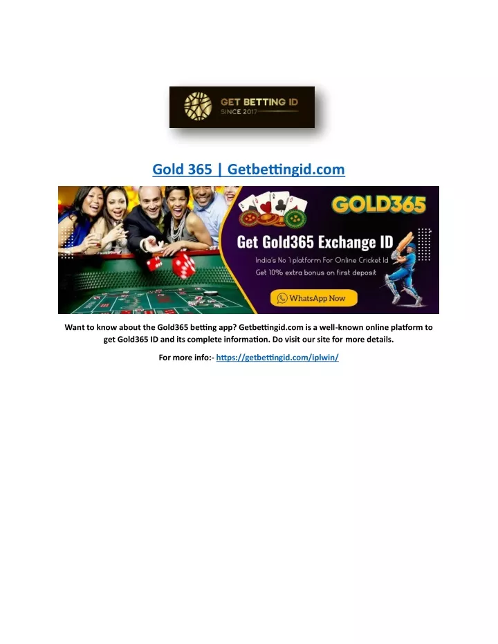 gold 365 getbettingid com