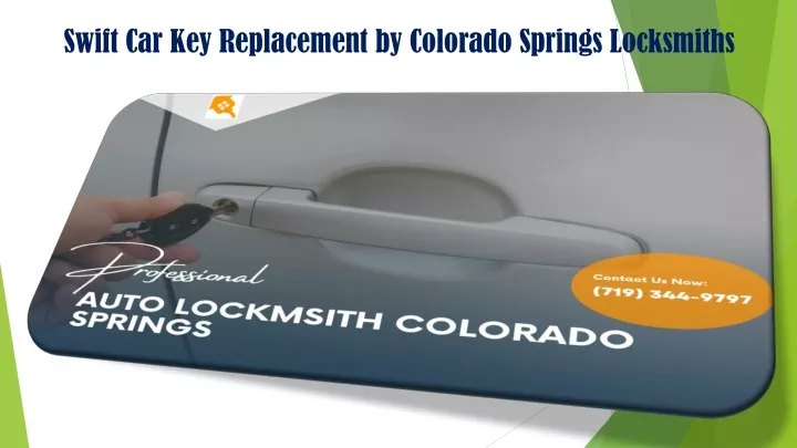 swift car key replacement by colorado springs