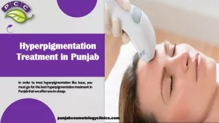 Hyperpigmentation Treatment in Punjab1