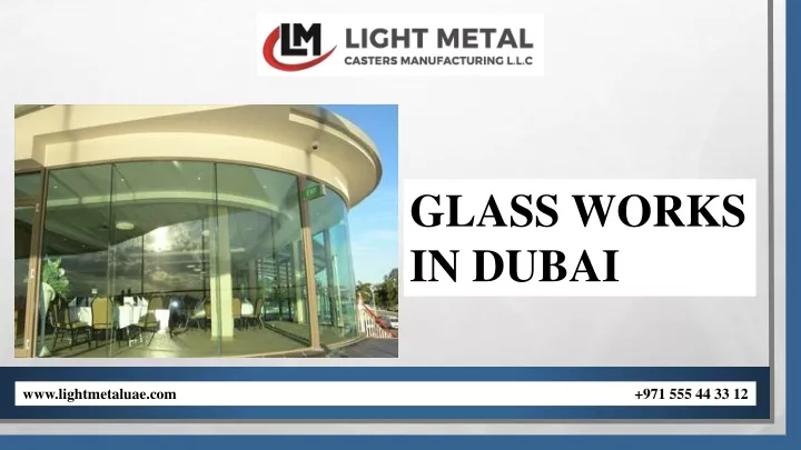 glass works in dubai