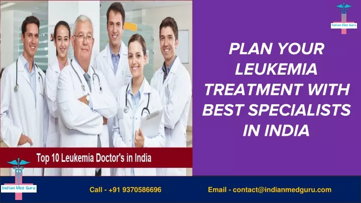 plan your leukemia treatment with best specialists in india