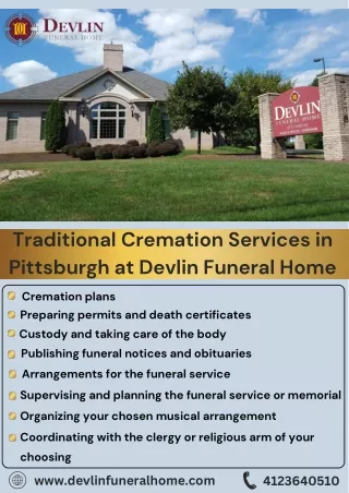 Affordable Cremation Services & Funeral Homes in Mars, PA | Devlin Funeral