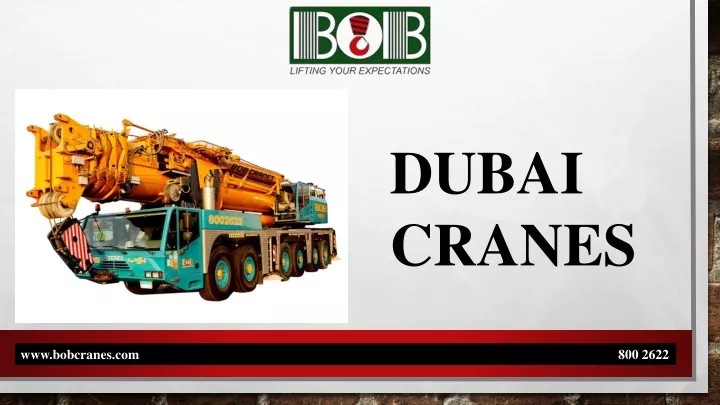 dubai cranes