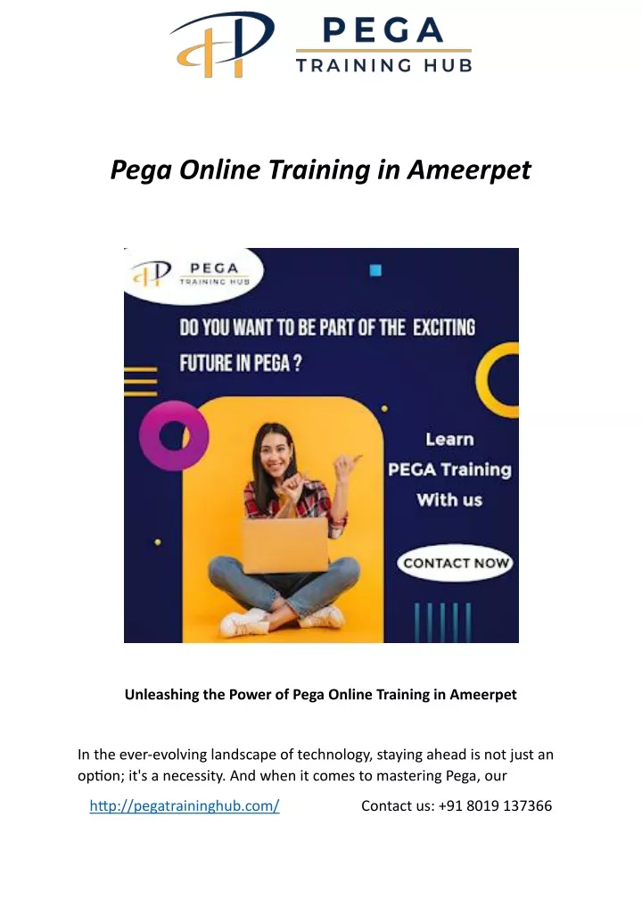 pega online training in ameerpet