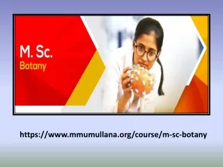 https www mmumullana org course m sc botany