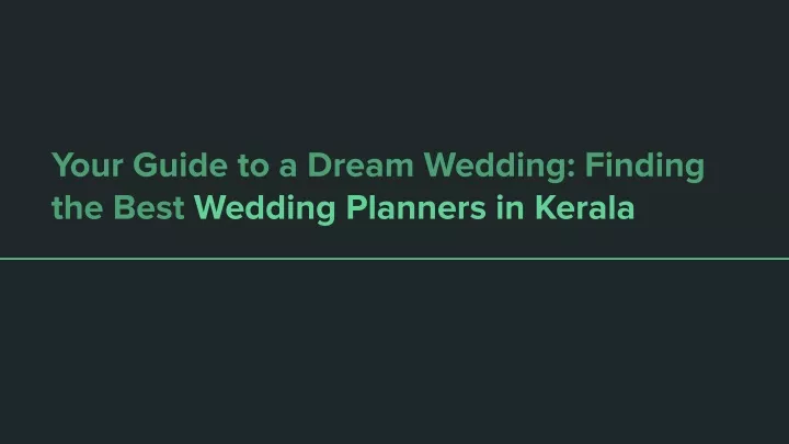 your guide to a dream wedding finding the best