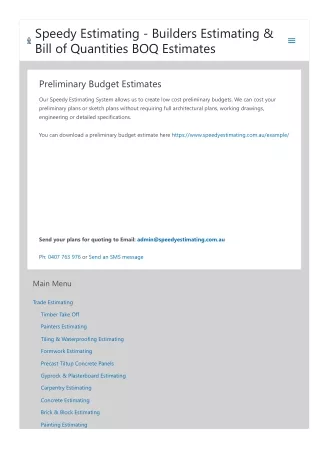 Budget Estimates