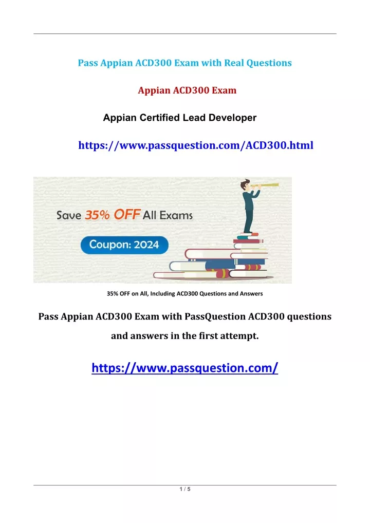 pass appian acd300 exam with real questions