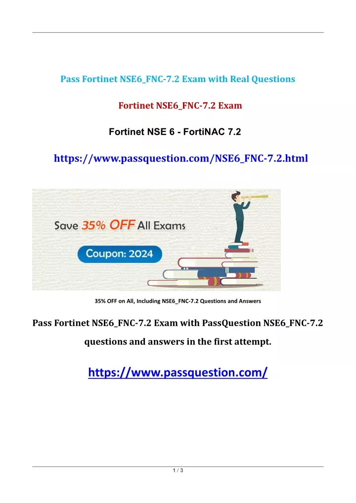 pass fortinet nse6 fnc 7 2 exam with real