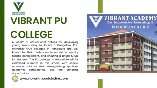 Best PU Colleges in Mangalore