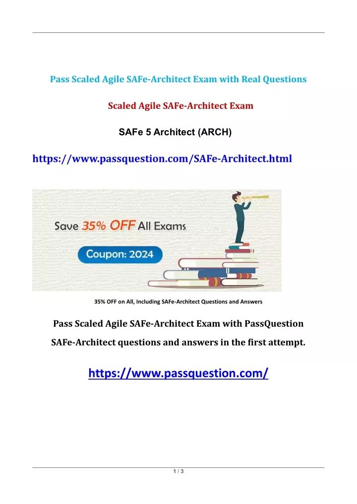 pass scaled agile safe architect exam with real