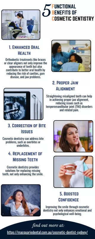 5 Functional Benefits of Cosmetic Dentistry