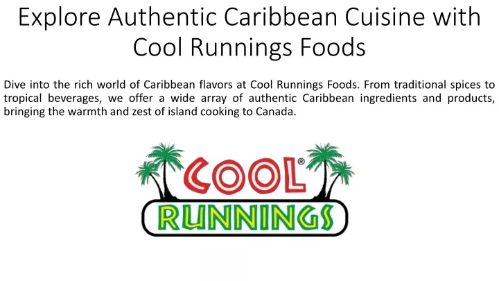 explore authentic caribbean cuisine with cool runnings foods