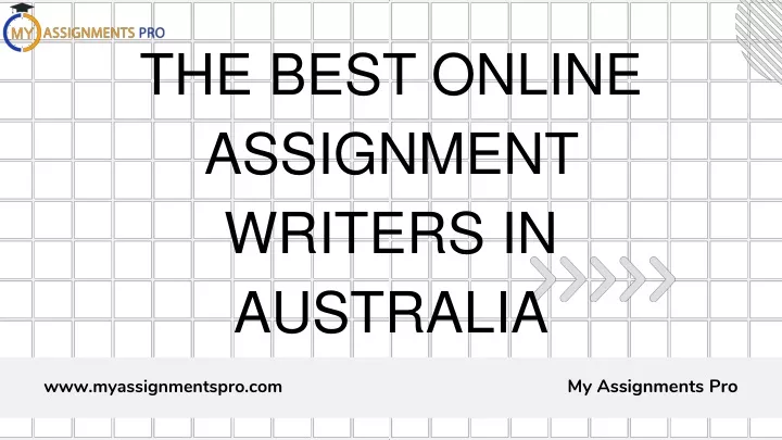 the best online assignment writers in australia