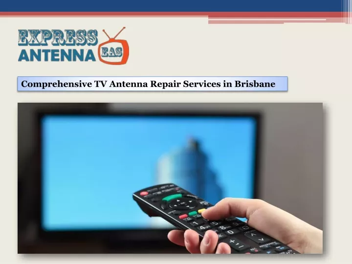 comprehensive tv antenna repair services