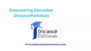 Empowering Education Distance Pathshala