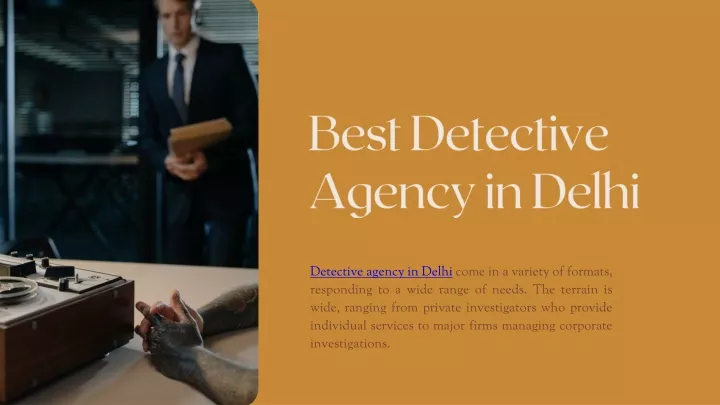 best detective agency in delhi