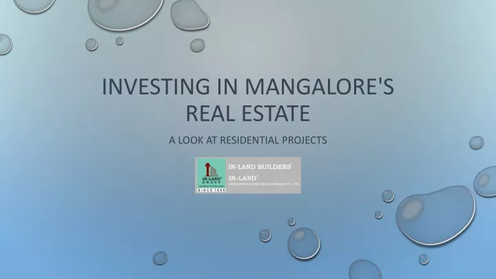 investing in mangalore s real estate