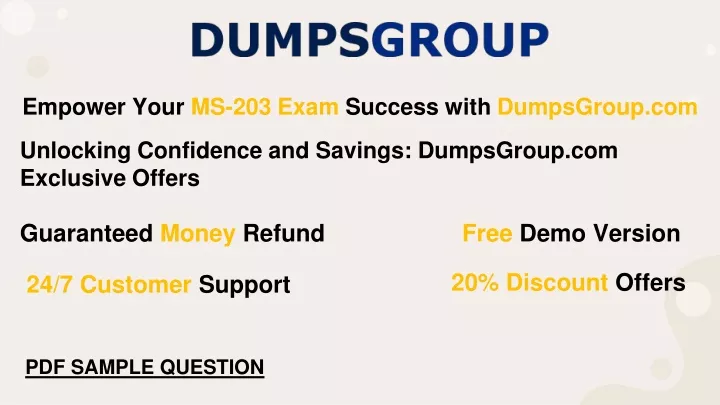 empower your ms 203 exam success with dumpsgroup