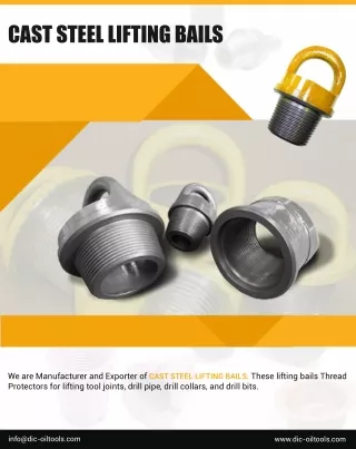 Cast Steel Lifting Bails