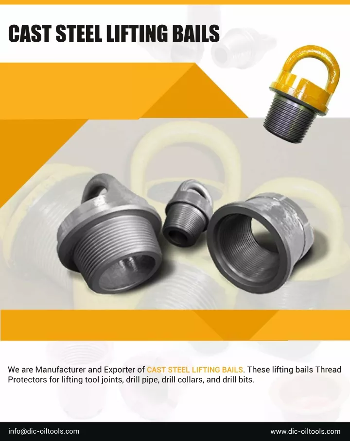 cast steel lifting bails