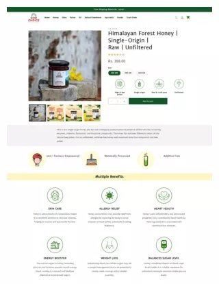 Buy Organic Himalayan Forest Honey at Best Price