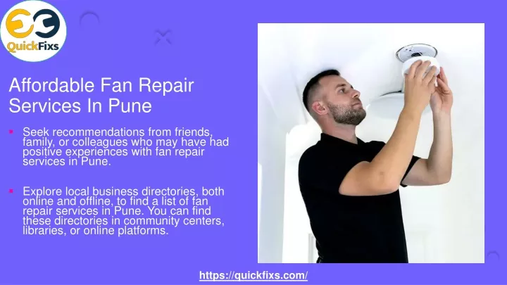 affordable fan repair services in pune