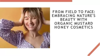 Organic mustard honey cosmetics | mustard honey exporters