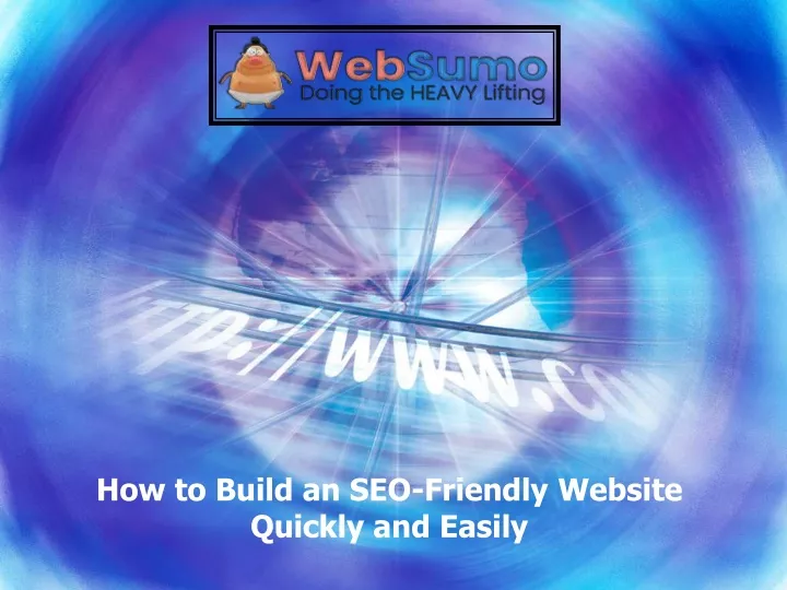 how to build an seo friendly website quickly